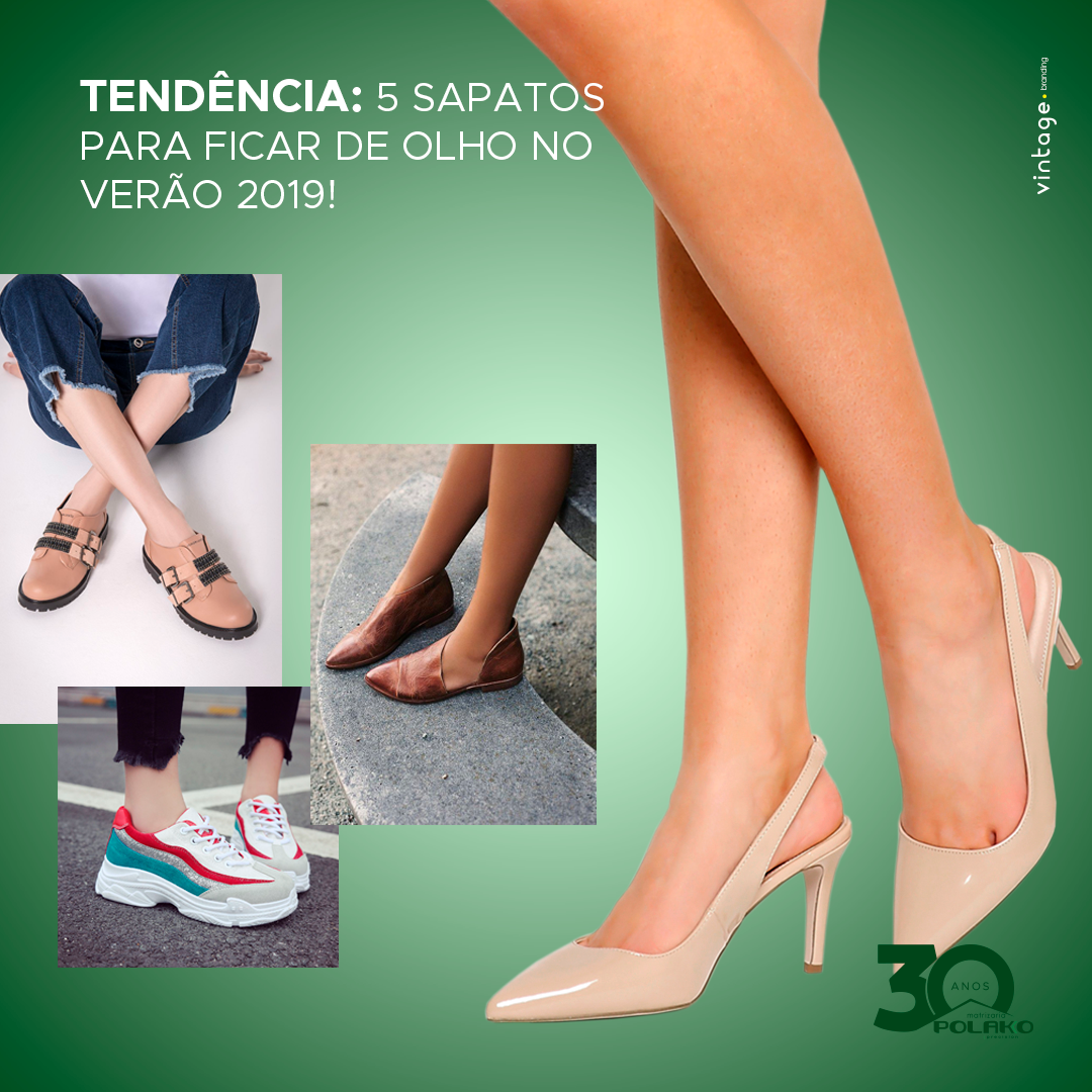 tendencia de sapatos 2019